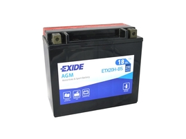 Motobatéria EXIDE BIKE Maintenance Free 18Ah, 12V, YTX20H-BS (E5024)