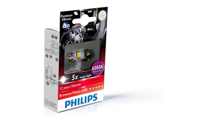 LED žiarovka Philips C5W  24V 1W 10,5 x 38mm 6000K X-treme Vision 1ks (PH 249446000KX1)