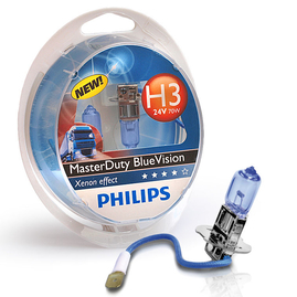 Žiarovka Philips H3 24V 75/70W PK22s MasterDuty BlueVision 2ks (PH 13336MDBVS2)