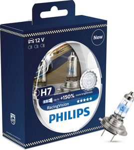 Žiarovka Philips H7 12V 55W PX26d RacingVision +150% 2ks (PH 12972RVS2)