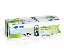 Žiarovka Philips W5W 12V 5W W2,1x9,5d LongLife EcoVision 1ks (PH 12961LLECOCP)