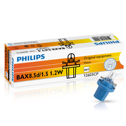 Žiarovka Philips BAX8.5d/1.5 1.2W 12V Blue 1ks (PH 12603CP)