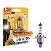 Žiarovka Philips H4 12V 60/55W P43t MotoVision +30% 1ks (PH 12342PRBW)