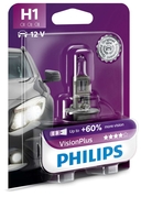 Žiarovka Philips H1 12V 55W P14,5s Vision Plus +60% 1ks (PH 12258VPB1)
