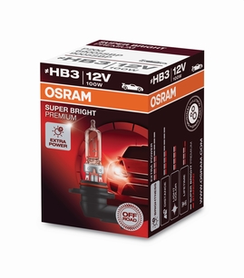 Žiarovka Osram HB3 12V 100W - SUPER BRIGHT PREMIUM 1ks (OS 69005SBP)