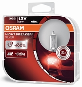 Žiarovka Osram H11 12V 55W PGJ19-2 NIGHT BREAKER® SILVER +100% 2ks (OS 64211NBS-HCB)