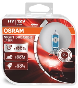 Osram Night Breaker Laser 64210NL-HCB H7 PX26d 12V 55W 2ks (OS 64210NL-HCB)