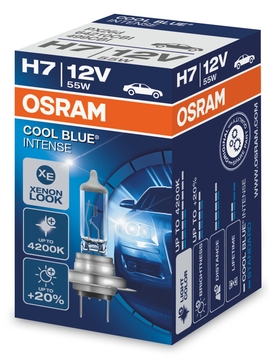 Osram Cool Blue Intense 64210CBI-HCB H7 PX26d 12V 55W 1ks (OS 64210CBI)