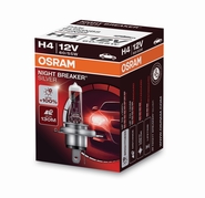 Žiarovka Osram H4 12V 60/55W P43T NIGHT BREAKER® SILVER +100% 1ks (OS 64193NBS)
