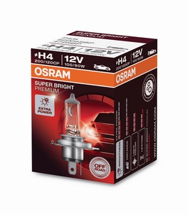 Žiarovka Osram H4 12V 100/90W - SUPER BRIGHT PREMIUM 1ks (OS 62204SBP)