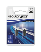 NEOLUX LED žiarovky W5W 12V 0,5W 6000K Bright White 2ks (NEO NT1061CW-02B)