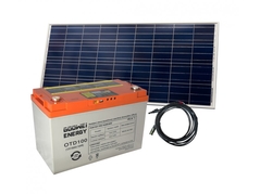 Výhodný set Goowei Energy OTD100 100Ah, 12V a solárny panel Victron Energy 115Wp/12V (E7333)