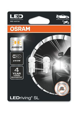 OSRAM LED žiarovky W5W SL Oranžové 12V 2ks (OS 2827DYP-02B)