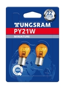 Tungsram žiarovky PY21W 12V 21W BAU15s Oranžové 2ks (TU 1056 BL2)