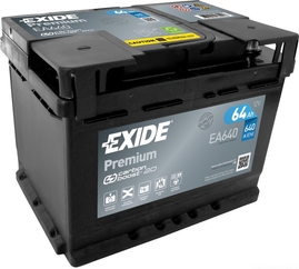 Autobatéria EXIDE Premium 64Ah, 640A, 12V, EA640 (EA640)