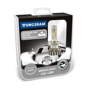 Tungsram H4 -LED (P43t) 6000K 24/24W Megalight LED +200 2ks (TU 60430 PB2)