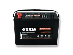 Batéria EXIDE START AGM 100Ah, 925A, 12V, EM1100 (EM1100)