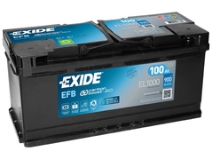 Autobatéria EXIDE Start-Stop EFB 100Ah, 900A, 12V, EL1000 (EL1000)