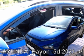 Deflektory na Hyundai Bayon od 2021 (+zadné) (17309)
