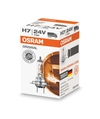 OSRAM H7 24V Paket - 30x H7 24V 70W P26d Original + 1x Sammel-Metallschild LKW - 1 (OS 510735-64215)
