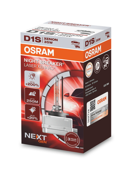 OSRAM D1S 12/24V XENARC® NIGHT BREAKER® LASER +200% 1ks (OS 66140XNN)