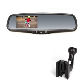 RM LCD REN2 Zrkadlo s displejom 4.3" 2ch, Renault PSA Dacia Mercedes (TSS-RM LCD REN2)