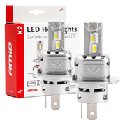 AMiO LED žiarovky hlavného svietenia H4 X2 Series 2ks (02972)