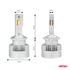 AMiO LED žiarovky hlavného svietenia D2S/D2R D-Basic Series (03627)