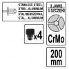 Nitovacie kliešte ručné 2,4 - 4,8 mm, dĺžka 200 mm (YT-36012)