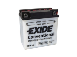 Motobatéria EXIDE BIKE Conventional 9Ah, 12V, YB9L-B (E5032)