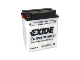 Motobatéria EXIDE BIKE Conventional 12Ah, 12V, YB12A-A (E5034)
