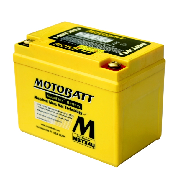 Motobatéria MOTOBATT YTX4L-BS, 4,7Ah, 12V