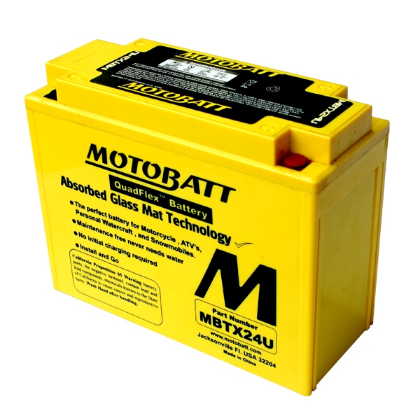 Motobatéria MOTOBATT YTX24HL-BS, 25Ah, 12V