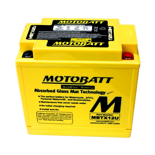Motobatéria MOTOBATT YTX12-BS, 14Ah, 12V