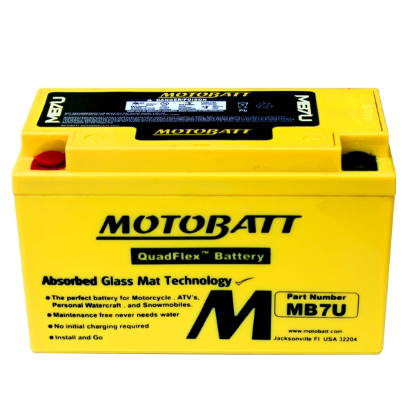 Motobatéria MOTOBATT YT7B-BS, 6,5Ah, 12V
