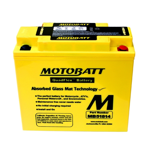 Motobatéria MOTOBATT 51814, 22Ah, 12V