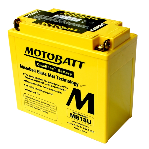 Motobatéria MOTOBATT YB18L-A, 22,5Ah, 12V