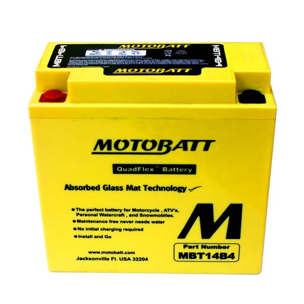 Motobatéria MOTOBATT YT14B-BS, 13Ah, 12V