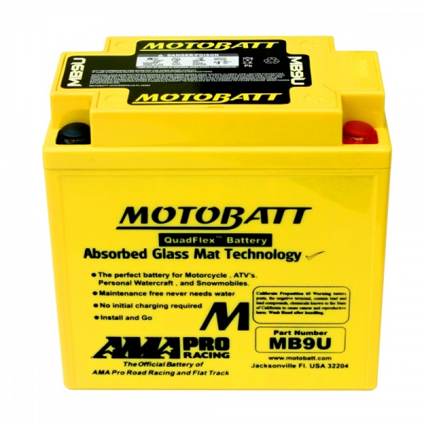 Motobatéria MOTOBATT YB7-A, 11Ah, 12V