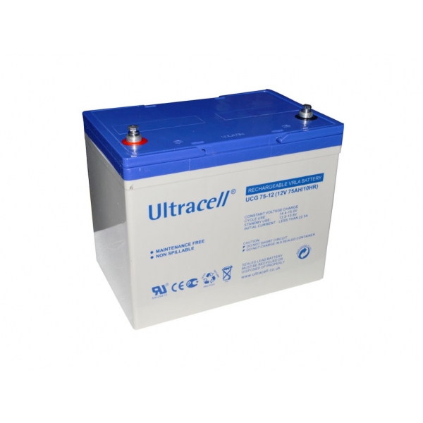 Trakčná batéria Ultracell VRLA-GEL 75Ah 12V UCG75-12