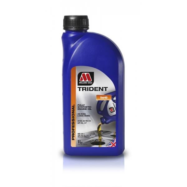 Millers Oils Trident Longlife 5W-40, 1L