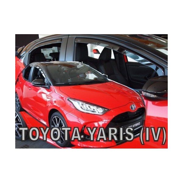Deflektory na Toyota Yaris, 5-dverová (+zadné), r.v.: 2020 -