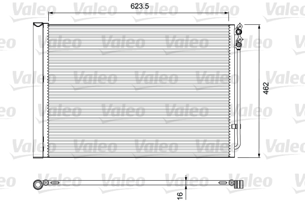 Kondenzátor klimatizácie Valeo Service (814410)