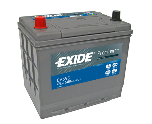Autobaterie EXIDE Premium 65Ah, 12V, EA655 (EA655)