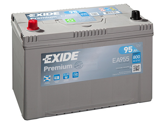 Autobatéria EXIDE Premium 95Ah, 800A, 12V, EA955 (EA955)