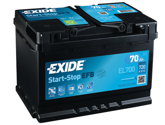 Autobaterie EXIDE Micro-hybrid ECM 70Ah, 12V, EL700 (EL700)