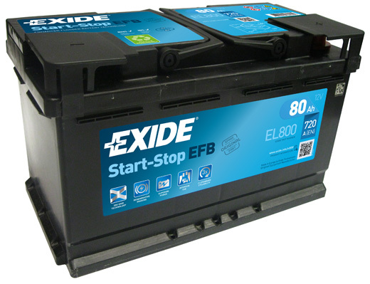Autobaterie EXIDE Micro-hybrid ECM 80Ah, 12V, EL800 (EL800)