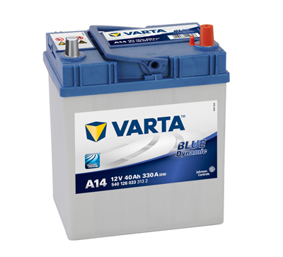 Autobatéria VARTA BLUE Dynamic 40Ah, 330A, 12V, A14, 540126033 (5401260333132)
