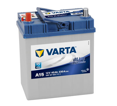 Autobatéria VARTA BLUE Dynamic 40Ah, 330A, 12V, A15, 540127033 (5401270333132)