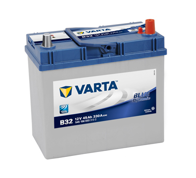 Autobatéria VARTA BLUE Dynamic 45Ah, 330A, 12V, B32, 545156033 (5451560333132)